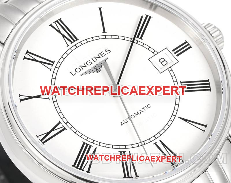 Longines collectible watch XC factory elegant 40mm white dialL888 mechanical movementsteel bracelet model front live photo