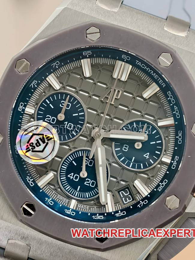 Audemars Piguettop-tier watch APS factory Royal Oak offshore gray plate mechanical rubber model 26420front live photo