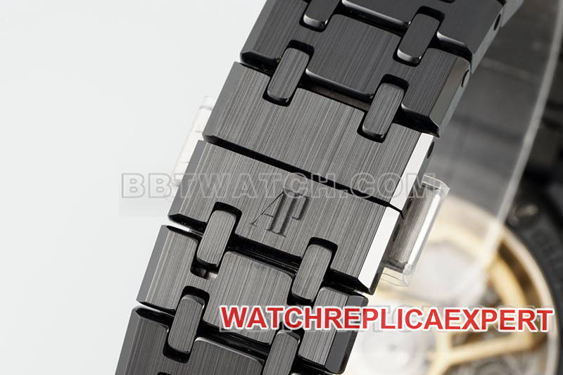 Audemars Piguet collectible watch APS factory Royal Oak flower pattern dialceramicsteel bracelet model 15500braceletlive photos