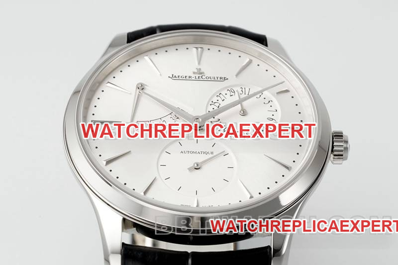 Jaeger-LeCoultre collectible Watch APS Factory Ultra-thin Master 896 Movement Power Reserve Mechanical Leather Strap Front Real Shot
