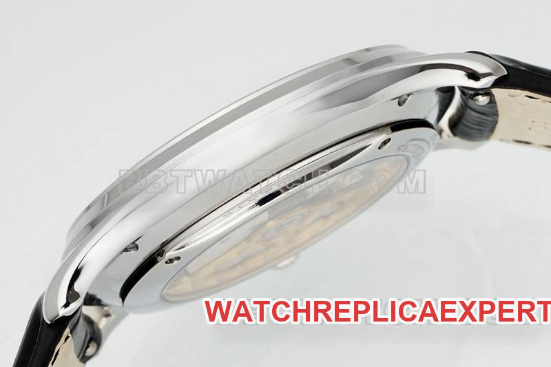 Jaeger-LeCoultre collectible Watch APS Factory Ultra-Thin Master 896 Movement Power Reserve Mechanical Leather Strap Side Real Shot Pictures