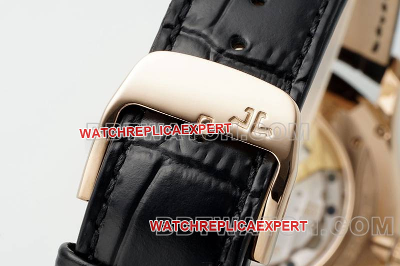 Jaeger-LeCoultre collectible watches APS factory ultra-thin master rose gold 896 movement power reserve mechanical belt models strap real picture