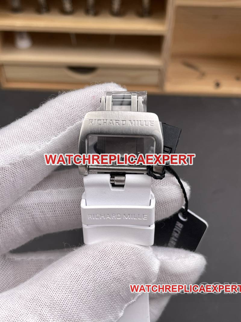 Richard Mille watch RM factory transparent crystal case tourbillon mechanical RM38-02clasplive photos