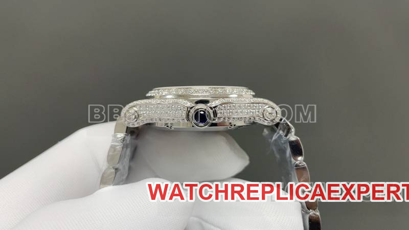 Chopard optimal collectible watches YF factory happy diamonds silver starry sky 2892 mechanical movement steel belt models side actual picture
