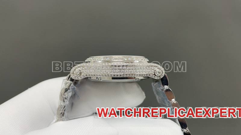 Chopard optimal collectible watches YF factory happy diamonds silver starry sky 2892 mechanical movement steel belt models side actual picture