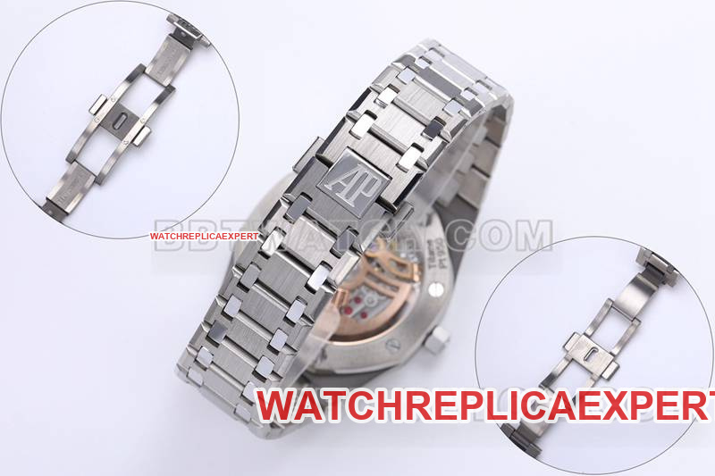 Audemars Piguet1:1replica watch ZF FactoryRoyal Oak smoked burgundy plate mechanical steel bracelet model 16202braceletlive photos