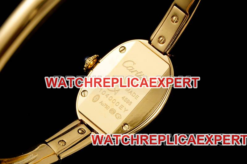 Cartier collectible watch BLS factory bathtub 16 size quartz bracelet watch caseback live photo