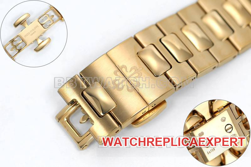Patek Philippetop-tier watch PPF Factory45MM brown disk mechanical rose goldsteel bracelet model 5821braceletlive photos