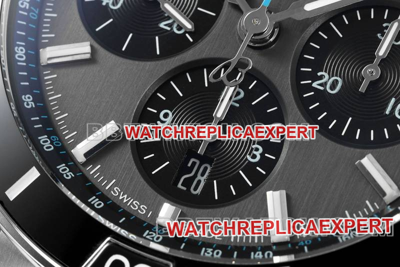 Breitling top collectible watches TF Factory Mechanical Chronograph Gray Plate 44mm Steel Strap models front real picture