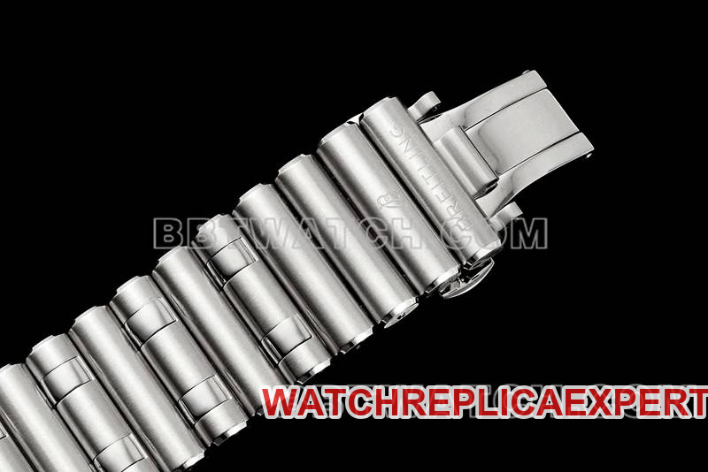 Breitling collectible watches TF factory mechanical chronograph yellow disk 44mm steel strap models strap real picture