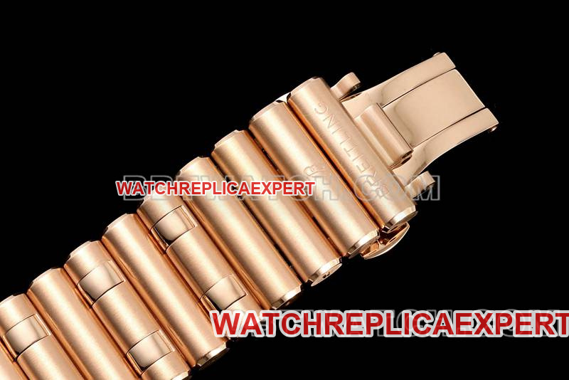 Breitling top collectible watches TF factory mechanical chronograph black disk 44mm rose gold steel strap models strap real picture