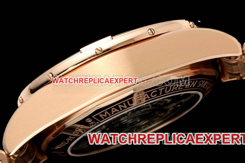 Breitling1:1replica watch TF factory mechanical chronograph brown plate 44mmrose goldsteel bracelet model side live photo