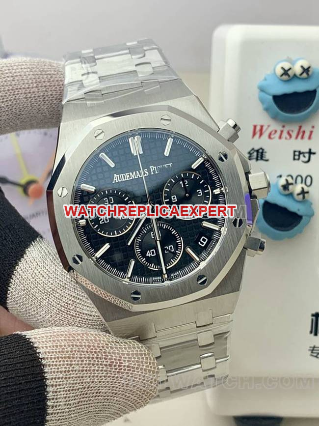 top-tier watch Royal OakBLS factory Audemars Piguetblue dial mechanical 26420front live photo