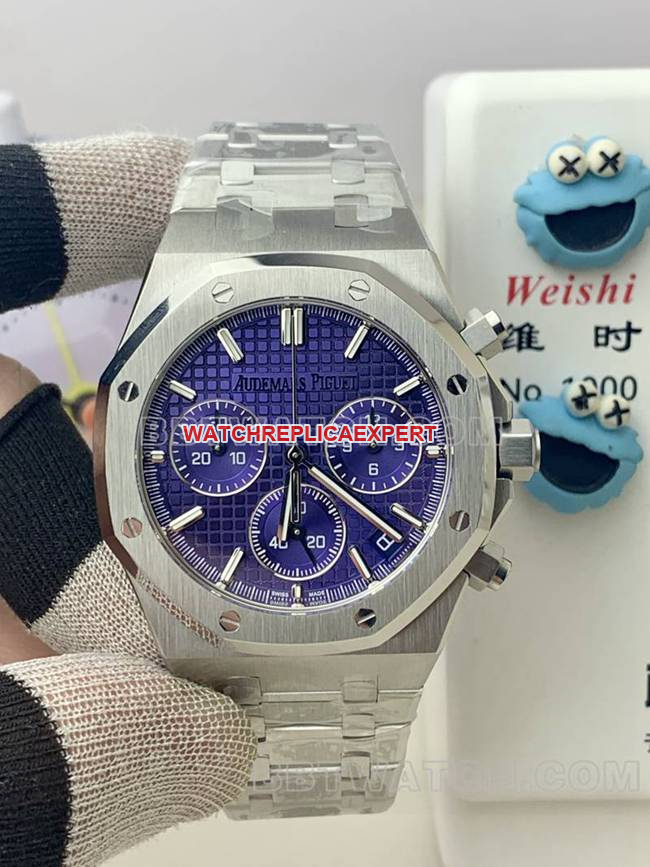 Watch Royal OakBLS Factory Audemars Piguet Purple Disc Mechanical 26420front live photo