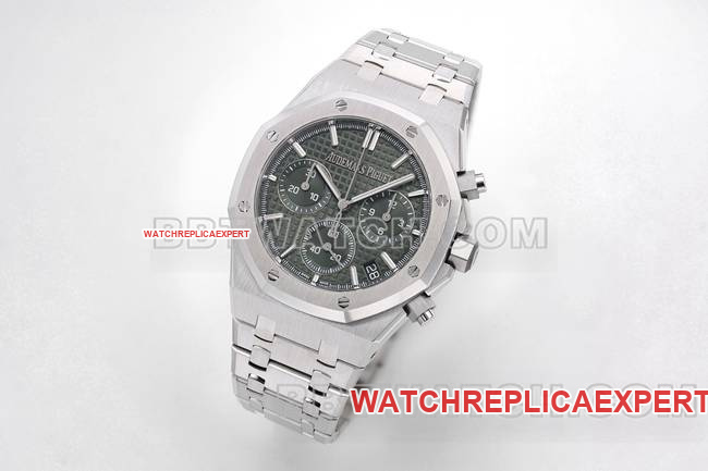 collectible Watches ZF Factory Royal Oak Audemars Piguet Gray Plate Mechanical 26240 Front Actual Picture