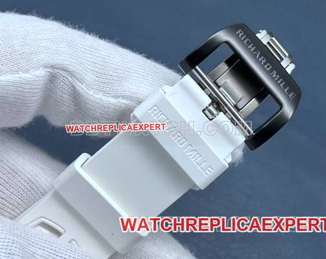 collectible watch Richard MilleRM30-01 white ceramicclasplive photos