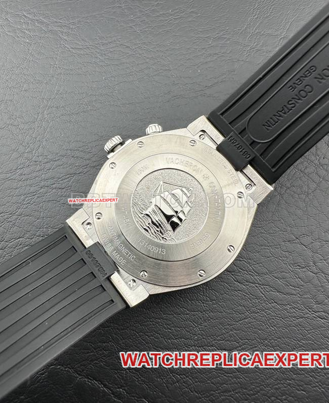 collectible watch Zonghengsihai 9F factory Vacheron Constantinblack dial mechanical rubber model 47450caseback live photo