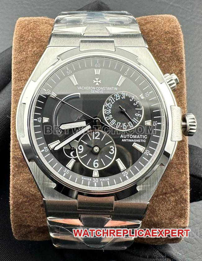 collectible watch 9F factory Vacheron Constantinblack dial mechanical 47450front live photo