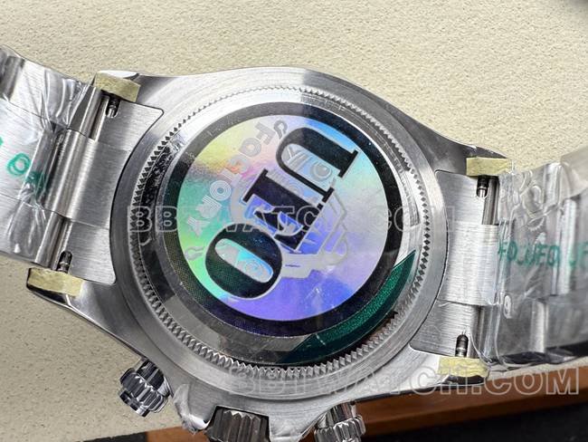Watches Daytona UFO Factory Rolex White Plate 4131 Mechanical Back Actual Pictures