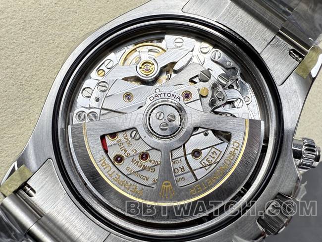 Watches Daytona UFO Factory Rolex White Plate 4131 Mechanical Back Actual Pictures