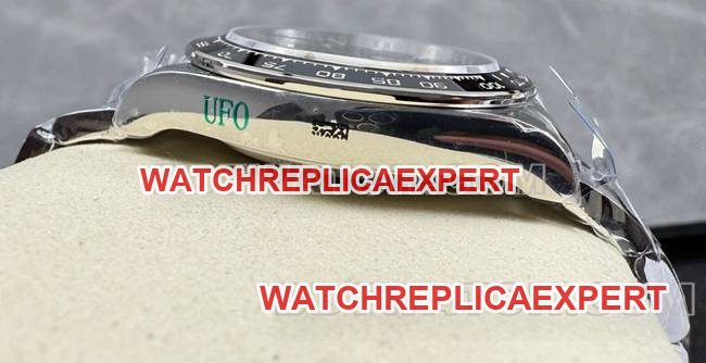 collectible watch DaytonaUFO factory Rolexblack dial4131 mechanical side live photo