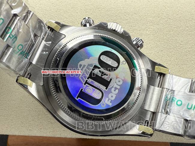 collectible watch DaytonaUFO factory Rolexblack dial4131 mechanical caseback live photo