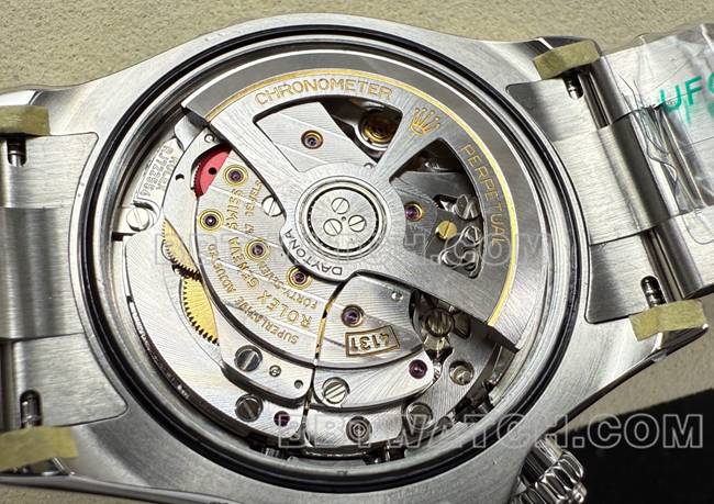 collectible watch DaytonaUFO factory Rolexblack dial4131 mechanical caseback live photo