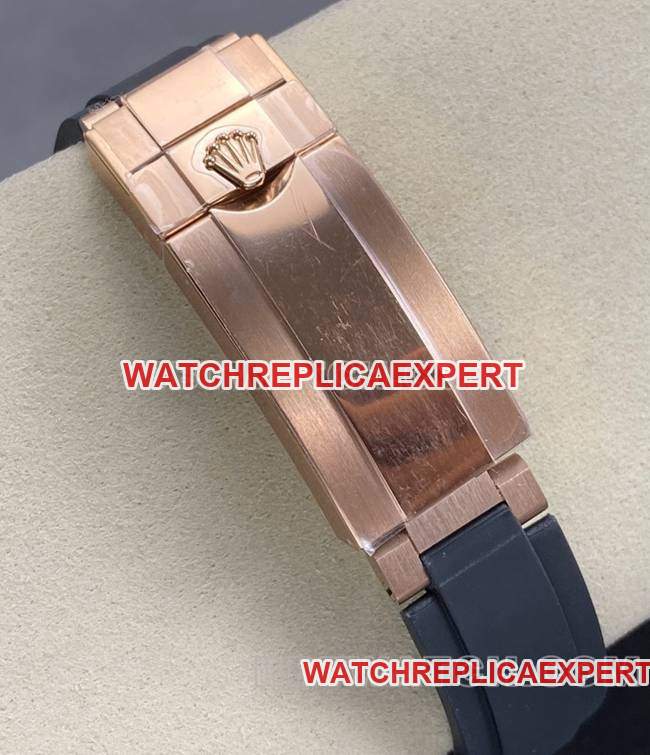 watch UFO factory DaytonaRolexrose gold shell brown plate 4131 mechanical braceletlive photos