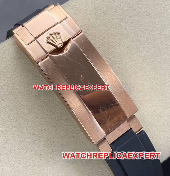 collectible watch UFO factory DaytonaRolexrose gold case meteorite disc 4131 mechanical braceletlive photos