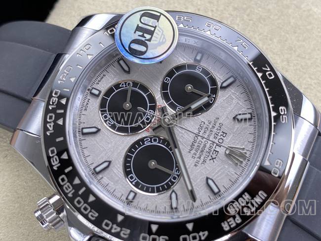 top-tier watch UFO factory DaytonaRolex meteorite disc 4131 mechanical front live photo
