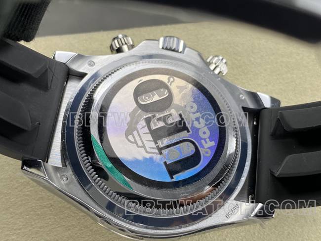 top-tier watch UFO factory DaytonaRolex meteorite disc 4131 mechanical caseback live photo