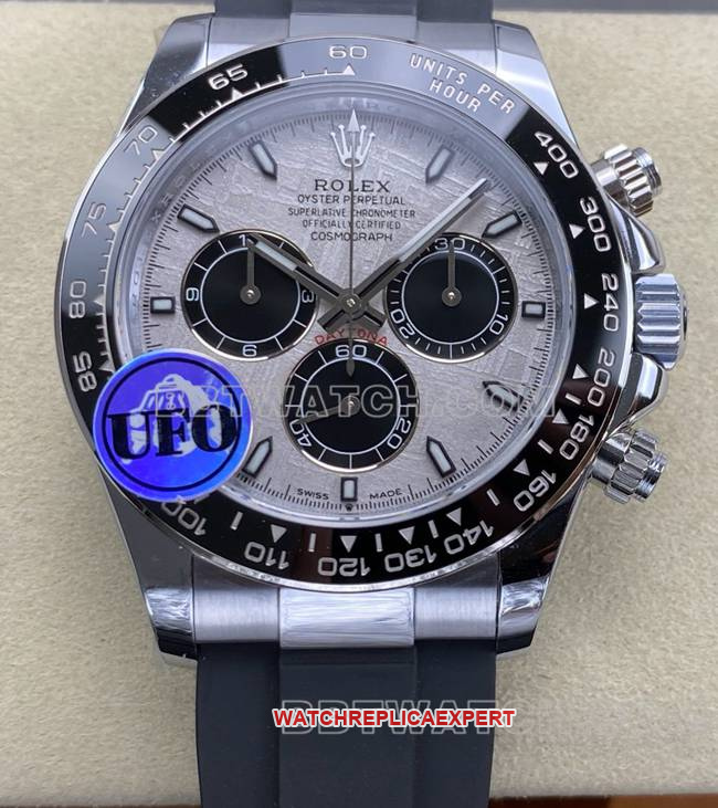 top-tier watch UFO factory DaytonaRolex meteorite disc 4131 mechanical front live photo