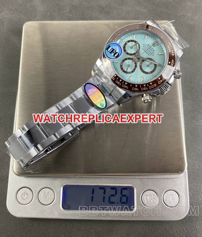 collectible watch UFO factory DaytonaRolex Ice Landi 4131 mechanical weight live photos