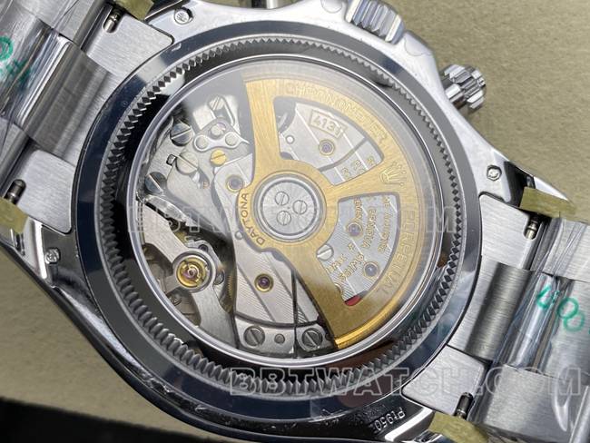 collectible watch UFO factory DaytonaRolex Ice Landi 4131 mechanical caseback live photo