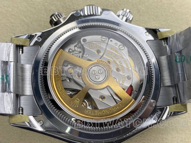 collectible watch UFO factory DaytonaRolex Ice Landi 4131 mechanical caseback live photo