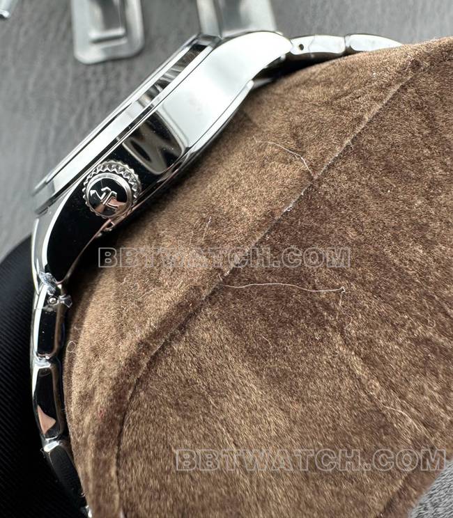watch Jaeger-LeCoultre9F factory master black dial mechanical 1428421side live photo