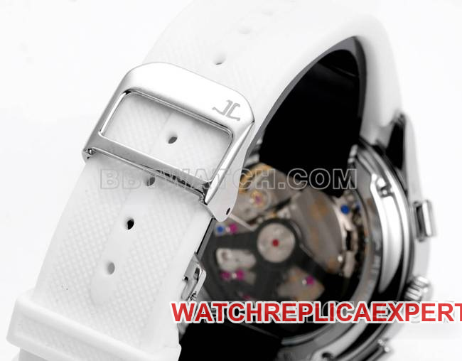 collectible watch Jaeger-LeCoultre Beichen black dial mechanical white rubber model braceletlive photos