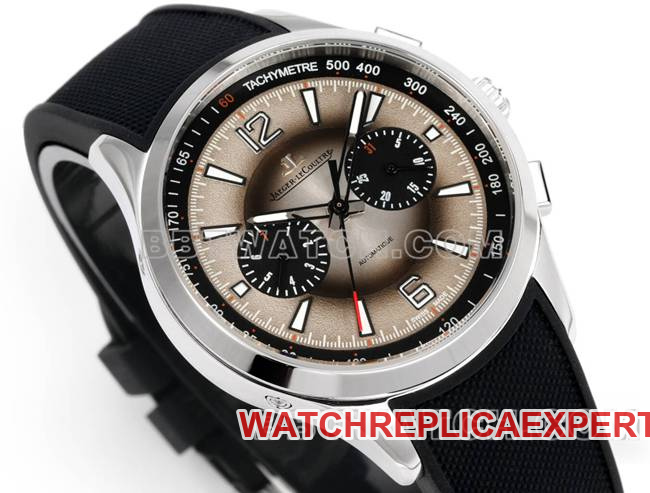 collectible watch Beichen Jaeger-LeCoultre gray dial mechanical black rubber model front live photo