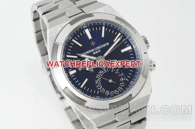collectible watch Vacheron ConstantinV9 Factory Across the World blue dial mechanical 7920Vfront live photo