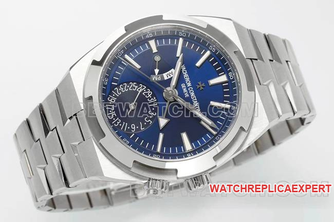 collectible watch Vacheron ConstantinV9 Factory Across the World blue dial mechanical 7920Vfront live photo