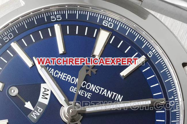 collectible watch Vacheron ConstantinV9 Factory Across the World blue dial mechanical 7920Vfront live photo