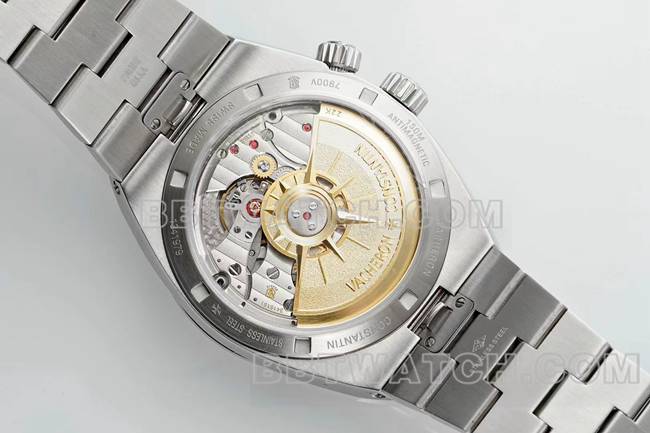 collectible watch Vacheron ConstantinV9 Factory Across the World blue dial mechanical 7920Vcaseback live photo