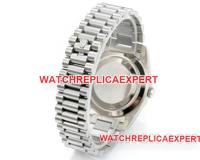 1:1replica watch PPM factory RolexDay-Date mechanical ice blue dial Roman numerals braceletlive photos