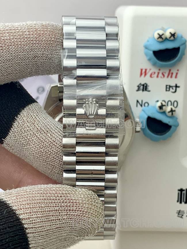 collectible watch PPM factory Rolex Day-Date mechanical black dialbraceletlive photos
