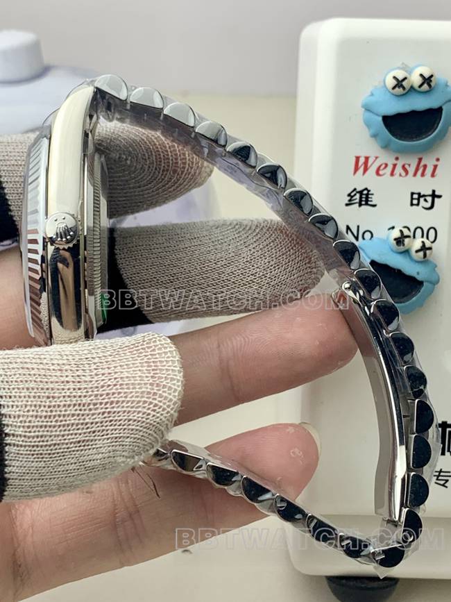 top-tier watch Day-DatePPM factory Rolex machinery green dialside live photo