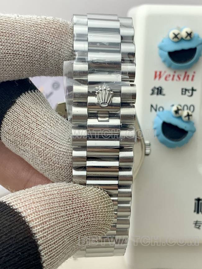 top-tier watch Day-DatePPM factory Rolex machinery green dialbraceletlive photos