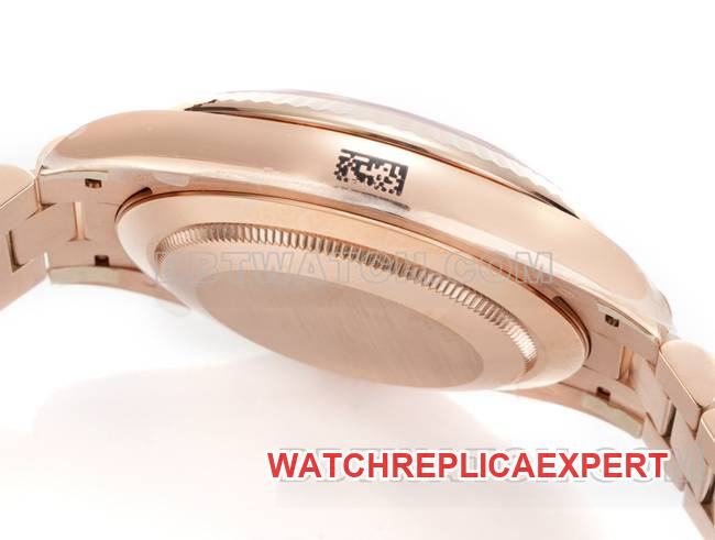 collectible watch Day-DatePPM factory Rolex mechanical pink dial rose goldside live photo