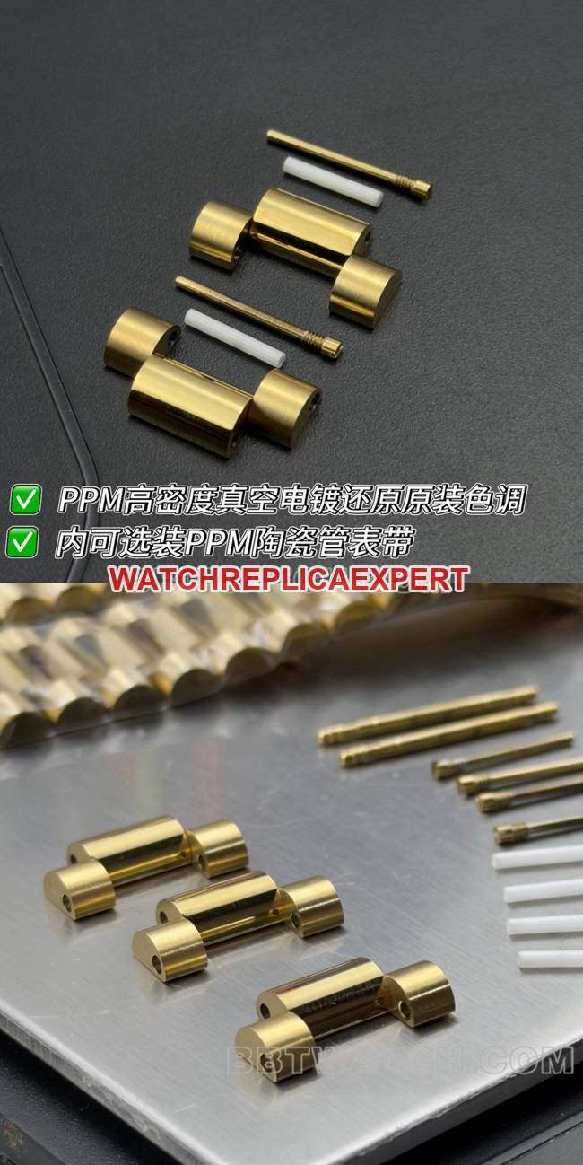 collectible watches Rolexblack dialPPM factory Day-Date mechanical yellow goldclasplive photos