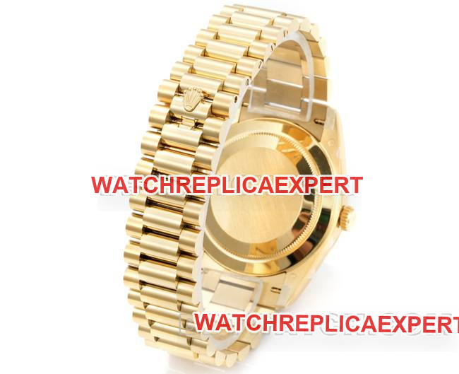Watch Rolexyellow goldPPM Factory Day-Date Mechanical green dialbraceletlive photos