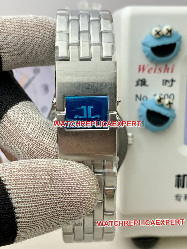 collectible watch Jaeger-LeCoultreV9 Factory master silver dial899 mechanical steel bracelet bracelet live photos